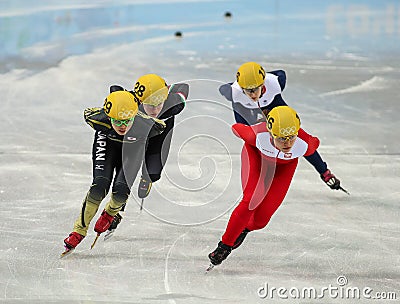 Ladies 1000 m Heats Short Track Heats