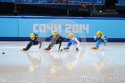 Ladies 1000 m Heats Short Track Heats