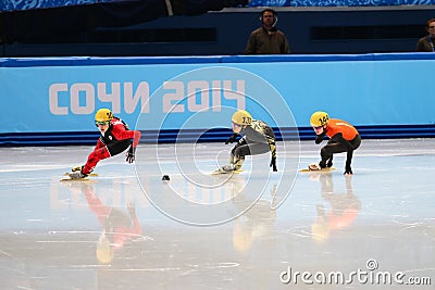 Ladies 1000 m Heats Short Track Heats