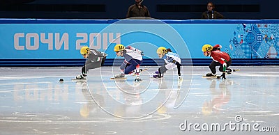 Ladies 1000 m Heats Short Track Heats