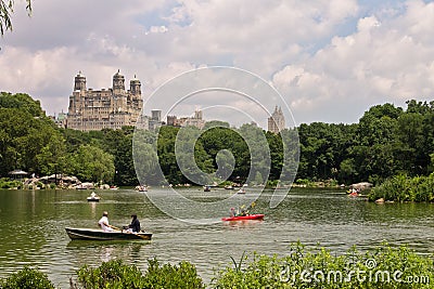 The Lake Central Park and The Beresford New York