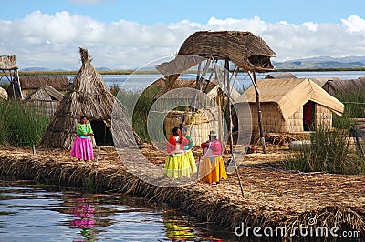 Lake Titicaca in Peru