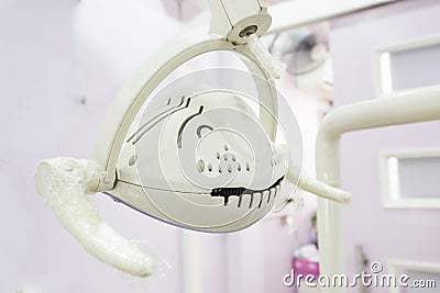 Lamp in dental unit at Dental office