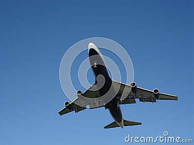 Landing 747 Overhead