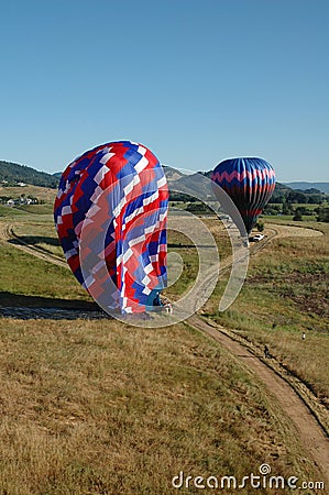 Landing Hot Air Balloons