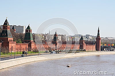 Landscape at the Kremlin wall
