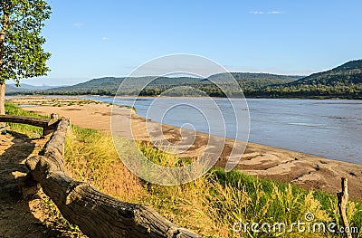 Landscape of Mekong river, Thailand