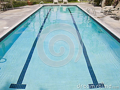 Lap swimming pool
