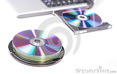 Laptop and dvd