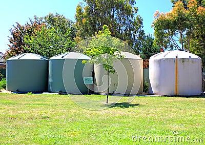 Large eco- friendly water storage tanks