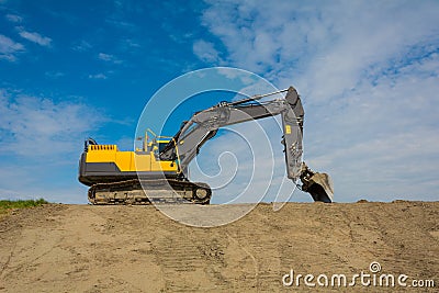 Large heavy duty excavator
