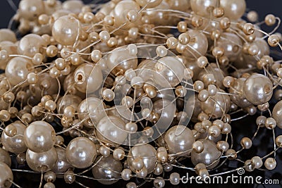 A large string of pearls