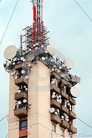Large transmission tower