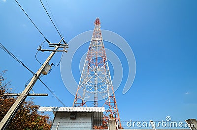 Large transmission tower