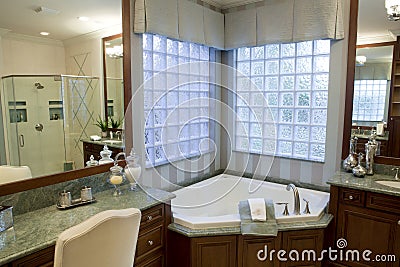 Large Upscale Master Bathroom