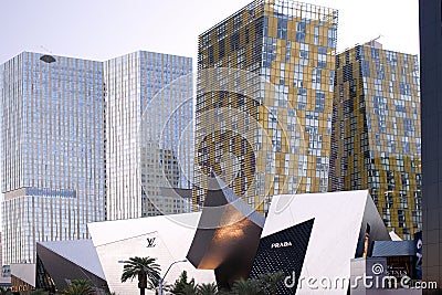 Las Vegas, Nevada - October, 1: The Crystals at City Center Retail District on Las Vegas Strip in Nevada, October,1, 2013.