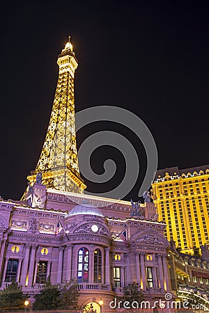 The Las Vegas Strip by night