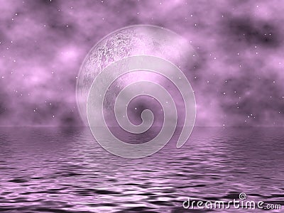 Lavender Moon & Water