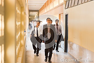 Law students, management, formal uniform