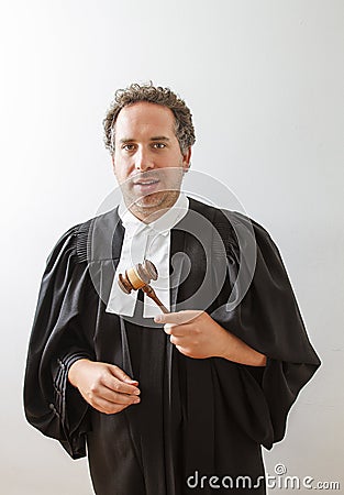 Lawyer with gavel