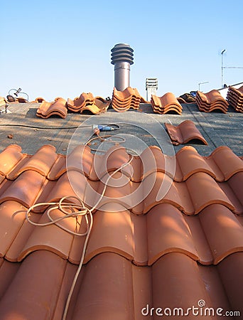 Laying New Roof Tiles 1