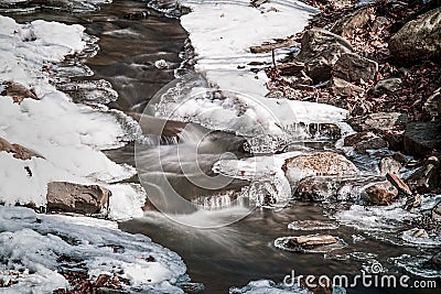 Lazy Winter Stream