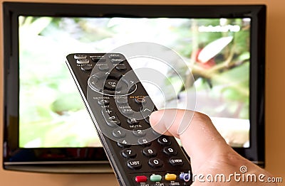 Lcd tv remote control