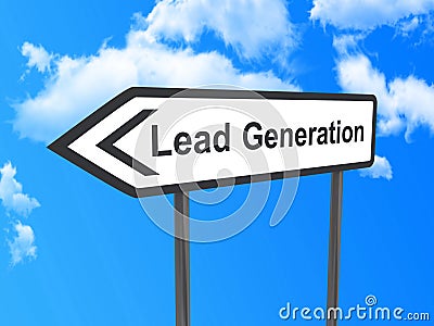 Lead generation sign
