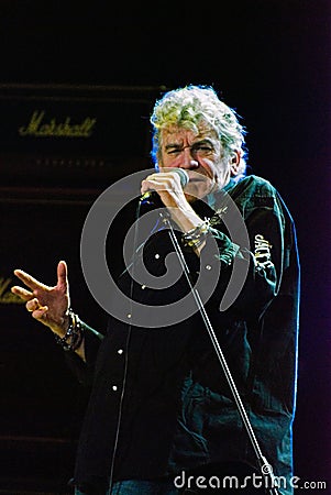 Lead vocalist Dan Mccafferty, rock band Nazareth