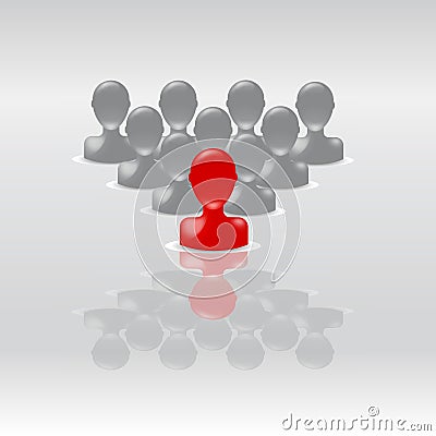 Leader Group Stock Image - Image: 13244801