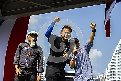 Leaders of PDRC on stage