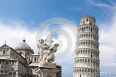 Leaning Tower of Pisa and Catherale