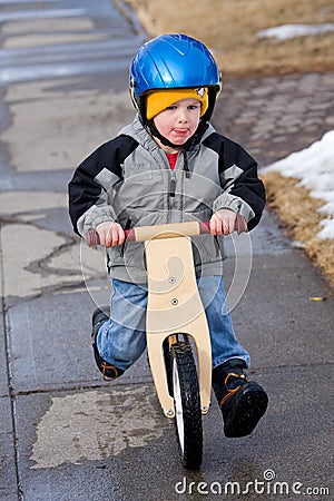 Learning to ride a bike