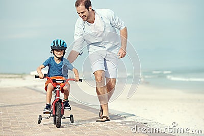 Learning to ride a bike
