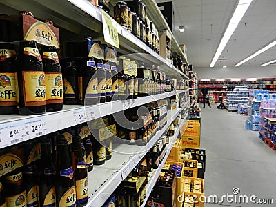 Leffe Beer on Shelves