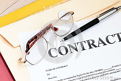Legal contract law papers