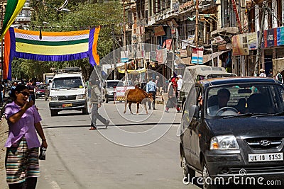 LEH, INDIA-SEPTEMBER 3: Ladakh People 3, 2011 in Leh, India. In
