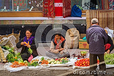 LEH, INDIA-SEPTEMBER 3: Ladakh People 3, 2011 in Leh, India. In