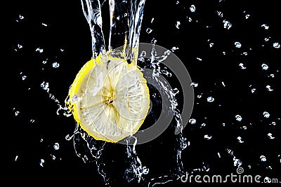 Lemon in the water