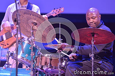 Lenny White during Sib Jazz Fest
