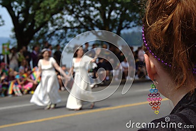 Lesbian Brides, Vancouver Gay Pride Parade