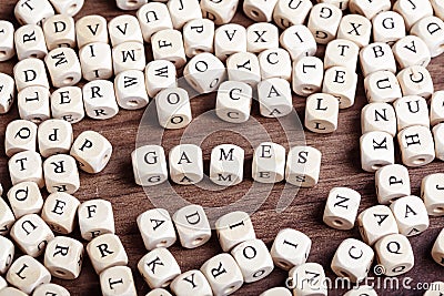 Letter dices word - games