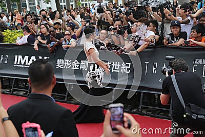 Li Bingbing at Transformers Movie Debut