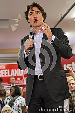 Liberal Party leader Justin Trudeau