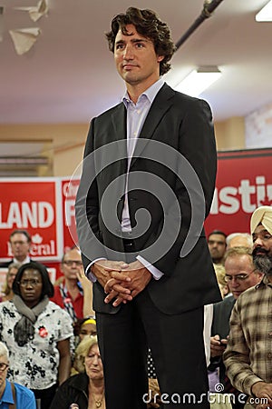 Liberal Party leader Justin Trudeau