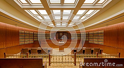 Library courtroom