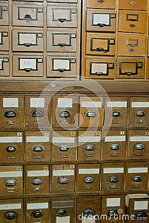 Library vintage database, archives