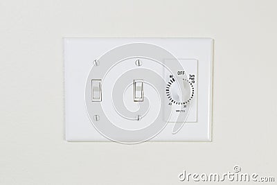 Light and Fan Switch for Bathroom