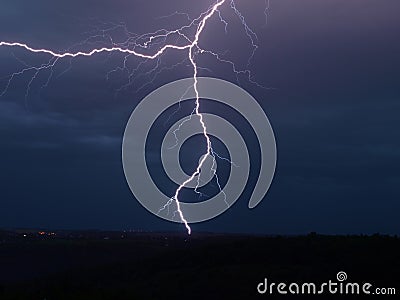 Lightning storm