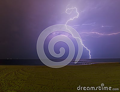 Lightning strike